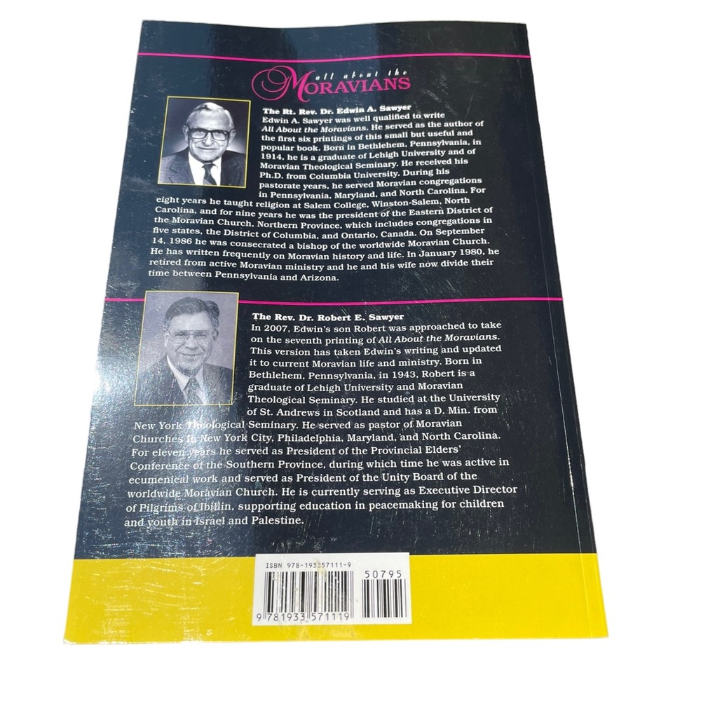 Book All About The Moravians History Beliefs & Practices of a Worldwide Church - Picture 2 of 7